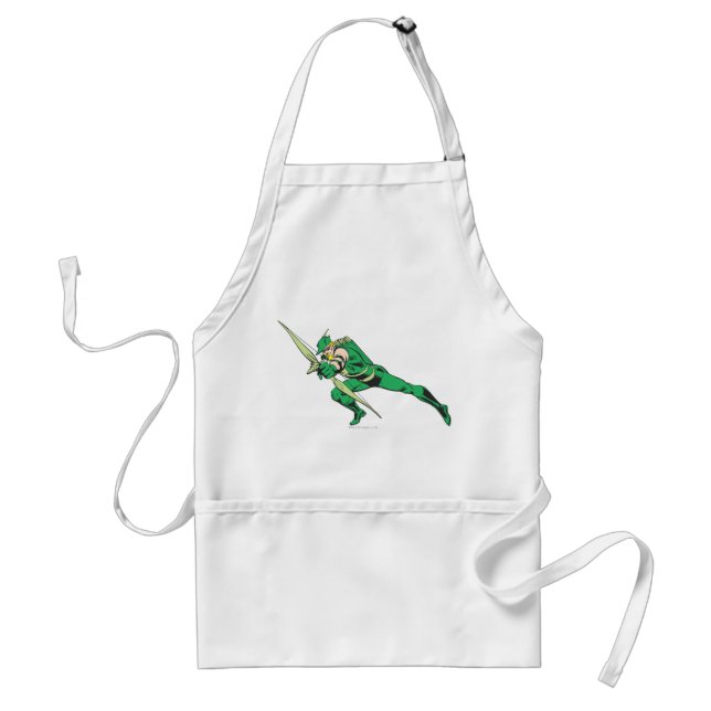 Green Arrow Crouches Standard Apron (Front)