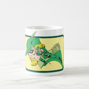 Green Arrow Head Shot Coffee Mug