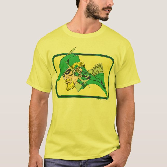 Green Arrow Head Shot T-Shirt (Front)