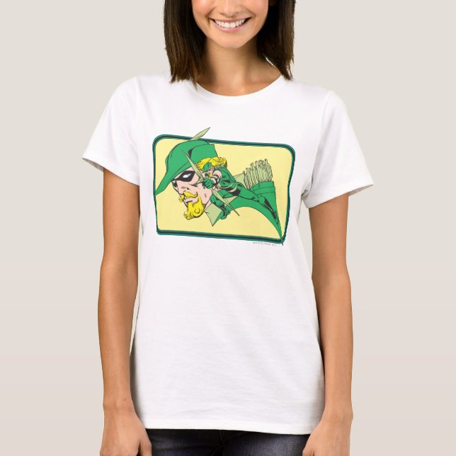 Green Arrow Head Shot T-Shirt (Front)