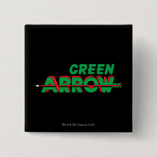 Green Arrow Logo 2 15 Cm Square Badge