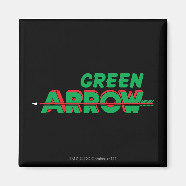 Green Arrow Logo 2 Magnet (Front)