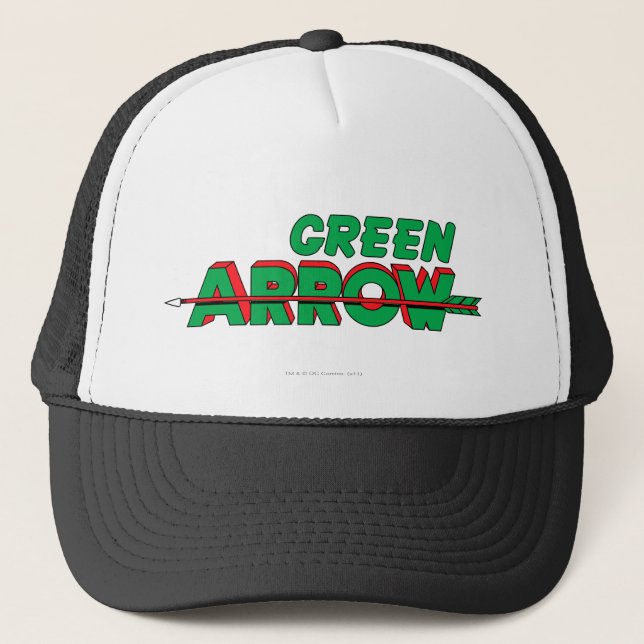 Green Arrow Logo 2 Trucker Hat (Front)