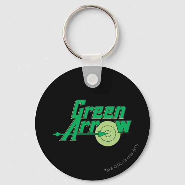 Green Arrow Logo Key Ring (Front)
