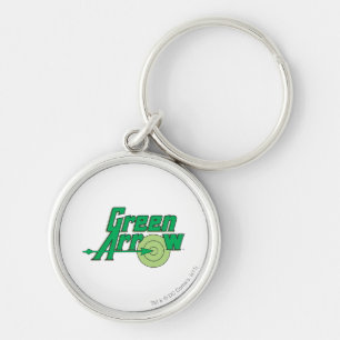 Green Arrow Logo Key Ring