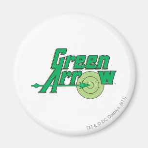 Green Arrow Logo Magnet
