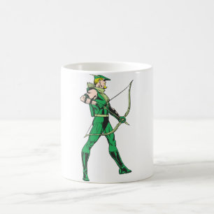 Green Arrow Profile Coffee Mug