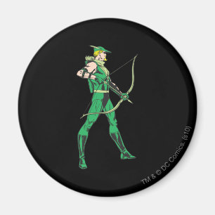 Green Arrow Profile Magnet