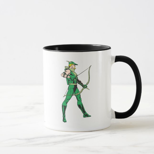 Green Arrow Profile Mug (Right)