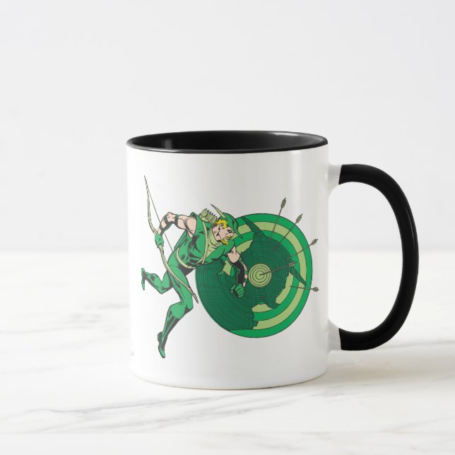 Green Arrow with Target 2 Mug (Right)