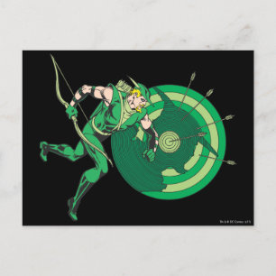 Green Arrow with Target 2 Postcard