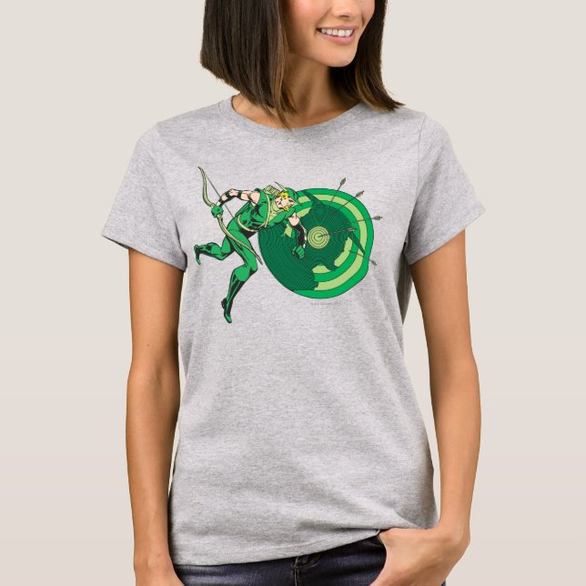 Green Arrow with Target 2 T-Shirt (Front)