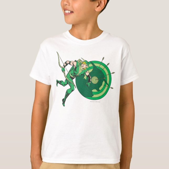 Green Arrow with Target 2 T-Shirt (Front)