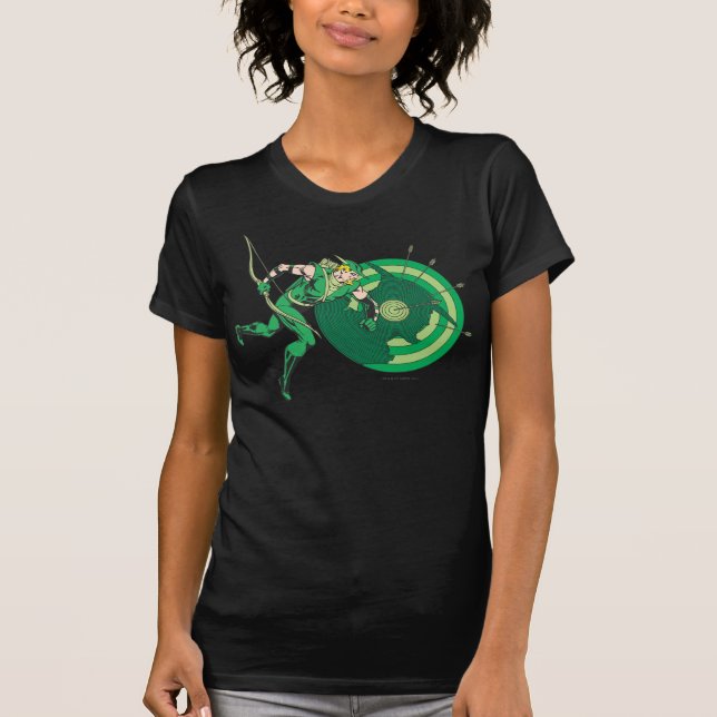 Green Arrow with Target 2 T-Shirt (Front)