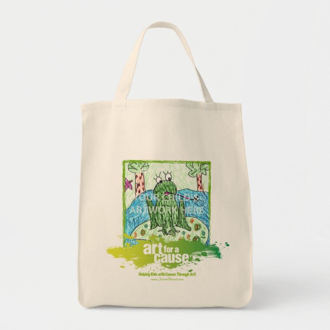Green "Art for a Cause" Tote  $15.95 (Front)