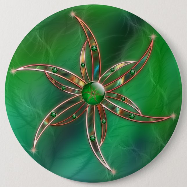 Green As the Grass Button (Front)