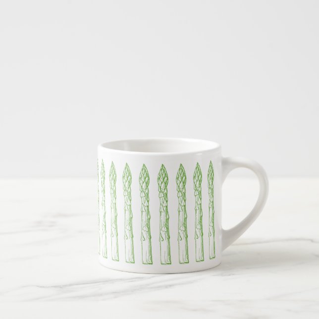 Green Asparagus Espresso Cup (Right)