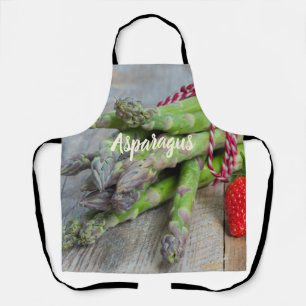 Green Asparagus with Strawberry Apron
