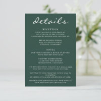 Green Aspen Tree Wedding