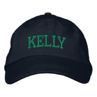Green Athletic Block Monogram Custom Name