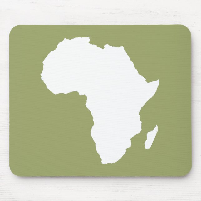 Green Audacious Africa Mouse Mat (Front)