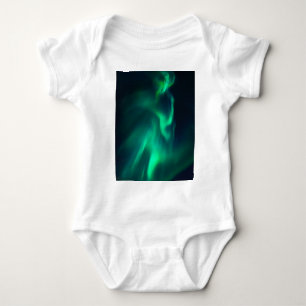 Green Aurora Northern Lights Baby Bodysuit