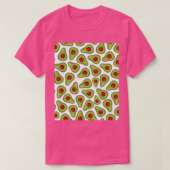 Green Avocado 6 T-Shirt (Design Front)