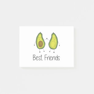 Green Avocado Cartoon Friendship Image Friend Art Post-it Notes