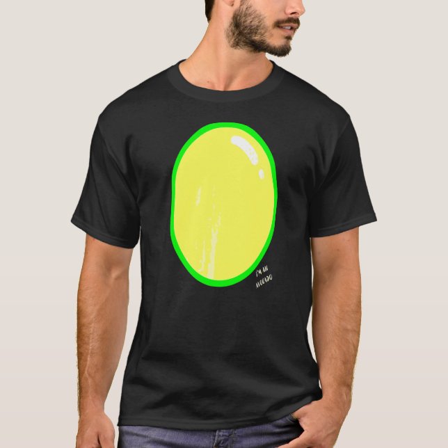 Green Avocado Costume Cute Lazy Costume Idea I'm A T-Shirt (Front)