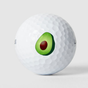 Green avocado logo Wilson golf ball set