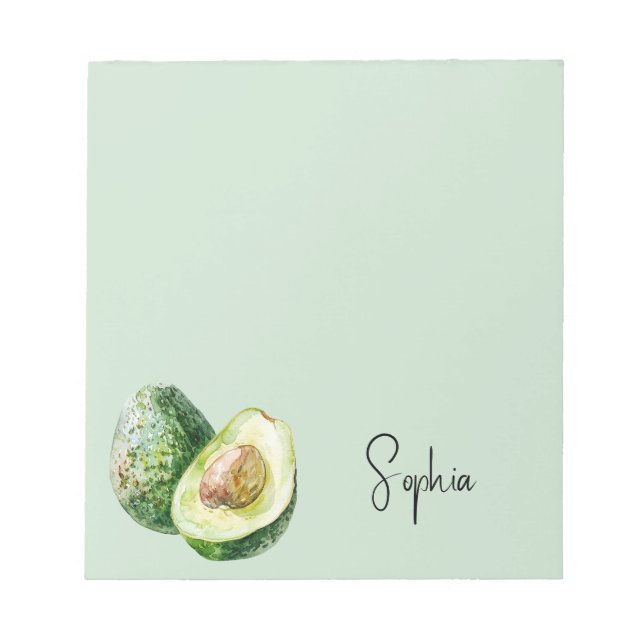 Green Avocado   Notepad (Front)