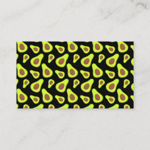 Green Avocados Vegetable Lover Veggie Healthy Food Business Card