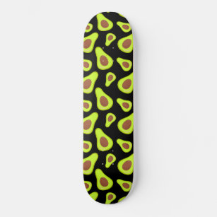 Green Avocados Vegetable Lover Veggie Healthy Food Skateboard