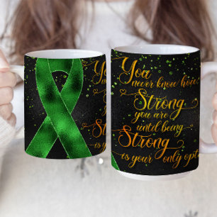 Green Awareness Ribbon Mug Design