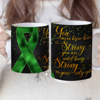 Green Awareness Ribbon Mug Design