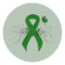 Green Awareness Ribbon with Butterfly