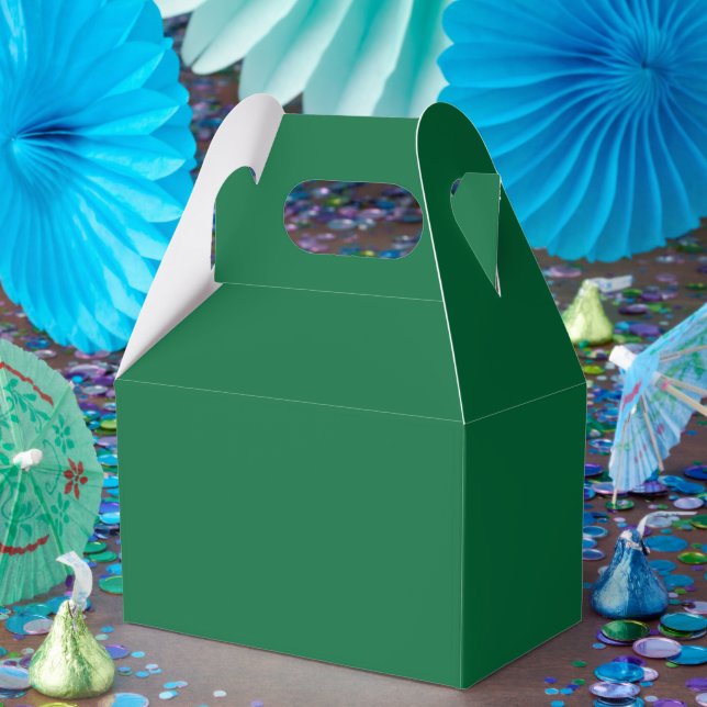 green, azure, aqua, electric blue, font favour box (Party)