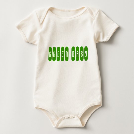 GREEN BABY BABY BODYSUIT