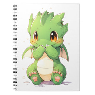 Green Baby Dragon Notebook