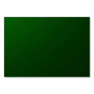 green background table number