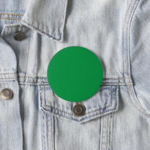 Green Background with White Border for Modern Aest 7.5 Cm Round Badge