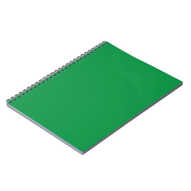 Green Background with White Border for Modern Aest Notebook (Left Side)