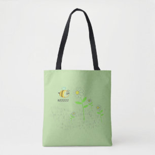 Green Bag with Bee