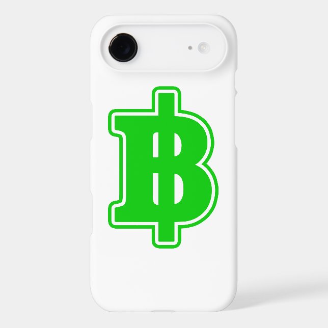 GREEN BAHT SIGN ฿ Thai Money Currency ฿ (Back)