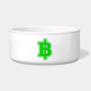 GREEN BAHT SIGN ฿ Thai Money Currency ฿