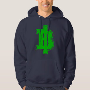 GREEN BAHT SIGN ฿ Thai Money Currency ฿ Hoodie