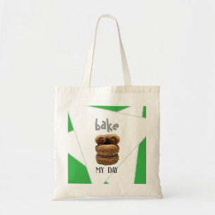 Green Bake My Day Tote Bag