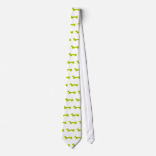 Green Balloon Doggie Tie