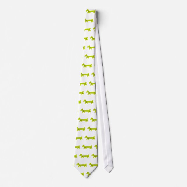 Green Balloon Doggie Tie (Front)