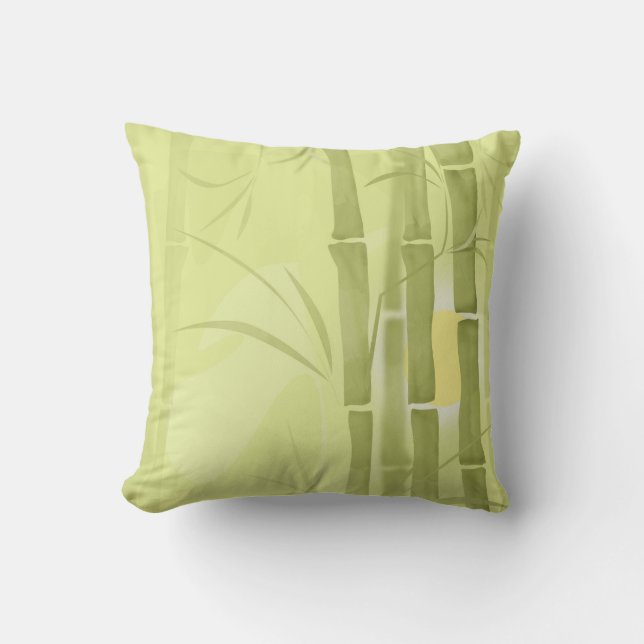 Green bamboo cushion (Front)
